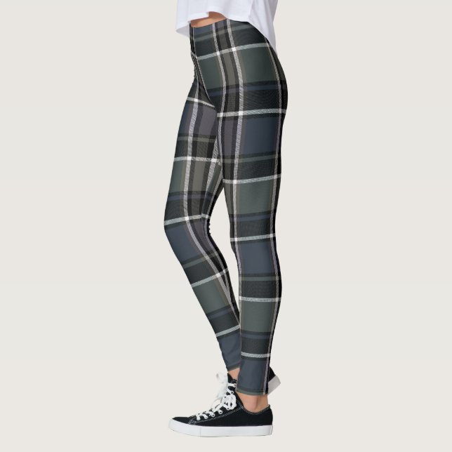 HAMbyWG - Leggings - Large Grey Plaid (Left)