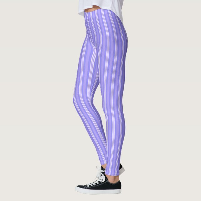 HAMbyWG - Leggings - Purple Stripes (Left)