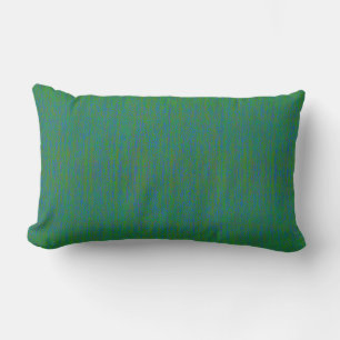 HAMbyWG - Lumbar Pillow - Bright Green Aqua Mix