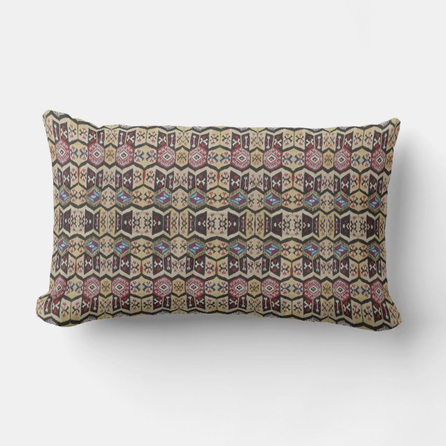 HAMbyWG - Lumbar Pillow - Tribal Multi Match (Front)