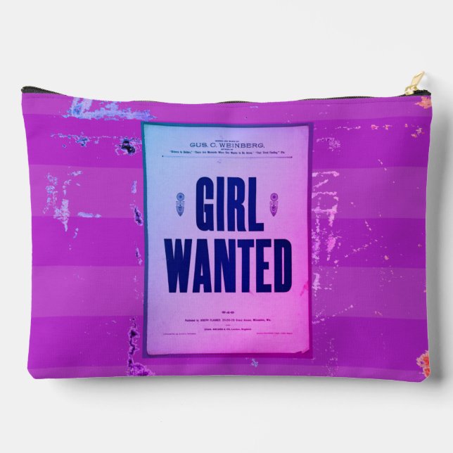 HAMbyWG Make-up Bag "Girl Wanted" (Back)