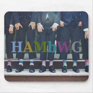 HAMbyWG - Men Showing Socks -Mouse Pad Mouse Pad