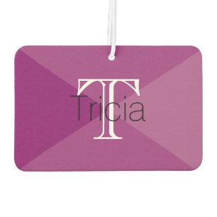 HAMbyWG - Modern 4 Shade Monogram Photo Car Air Freshener