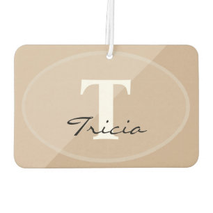 HAMbyWG - Modern Monogram Photo Car Air Freshener