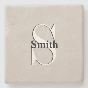 HAMbyWG Monogram Clay Colour Stone Coaster