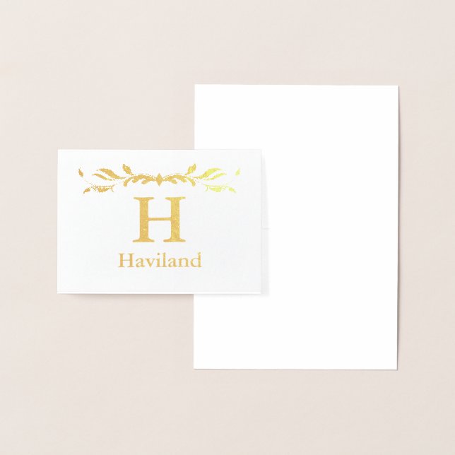 HAMbyWG Monogram Foil Card (Display)