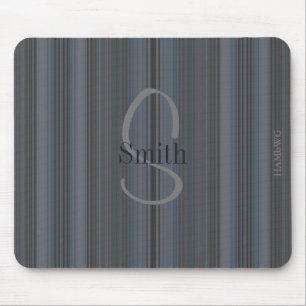 HAMbyWG - Monogram Mouse Pad Blue Stripe