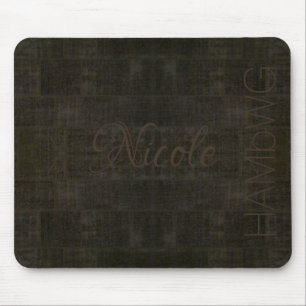 HAMbyWG - Mouse Pad - Distressed Brown
