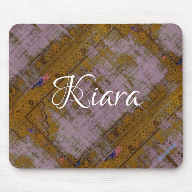 HAMbyWG - Mouse Pad - Distressed Persian -Gold (Front)