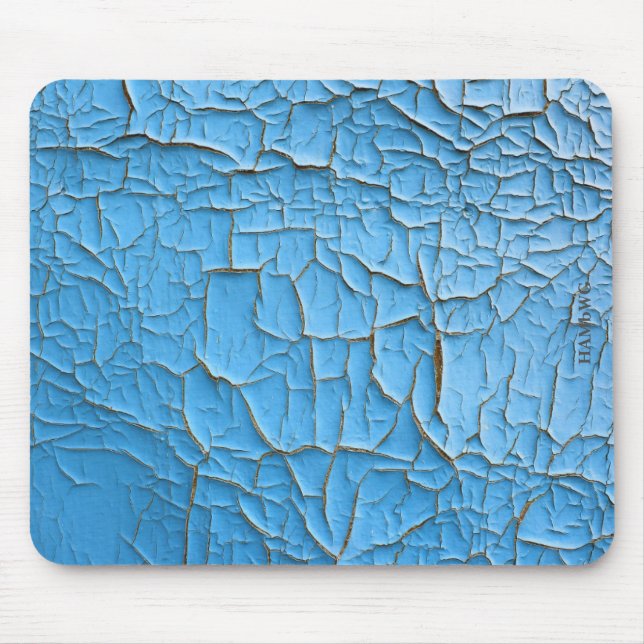 HAMbyWG - Mouse Pad - Graphic Colour - Blue Crackl (Front)