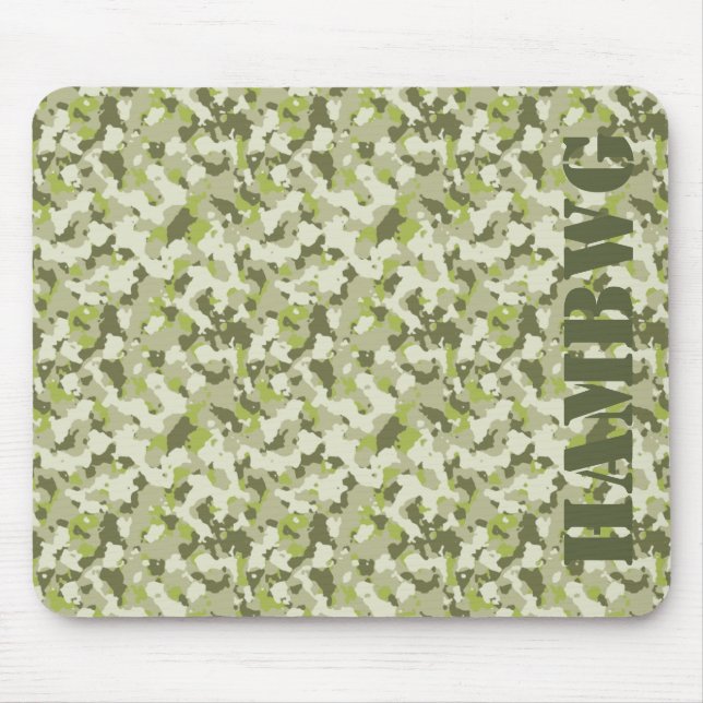 HAMbyWG - Mouse Pad - Green Camouflage (Front)