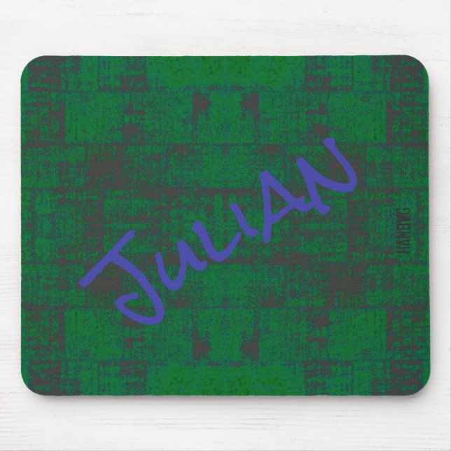 HAMbyWG - Mouse pad - Green Distressed (Front)
