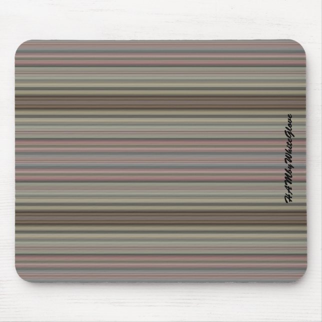 HAMbyWG - Mouse Pad - Mauve Stripes (Front)