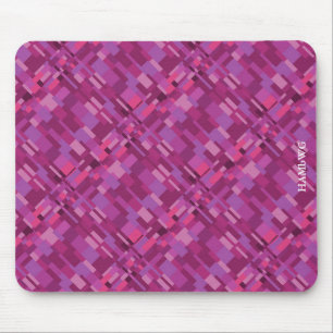 HAMbyWG - Mouse Pad - Modern Graphic Pink