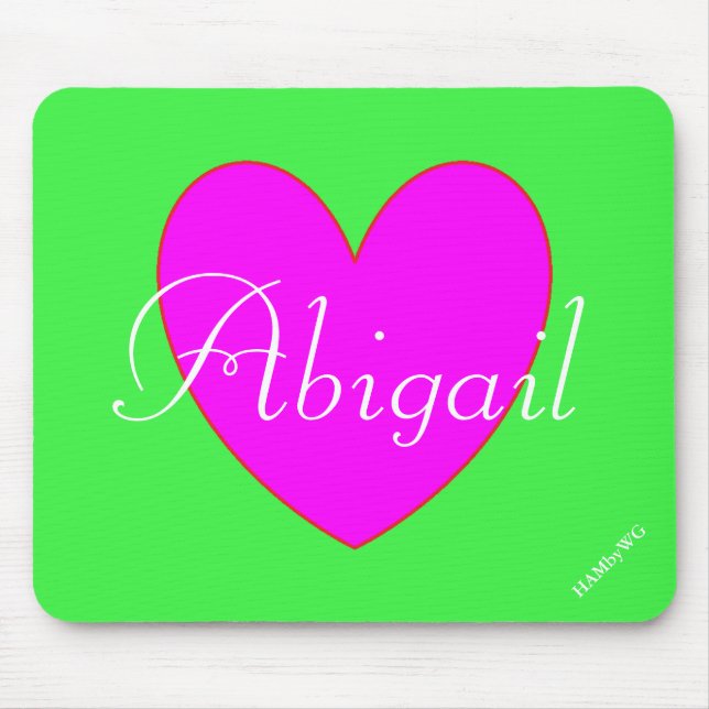 HAMbyWG - Mouse Pad - Neon Green Hot Pink (Front)