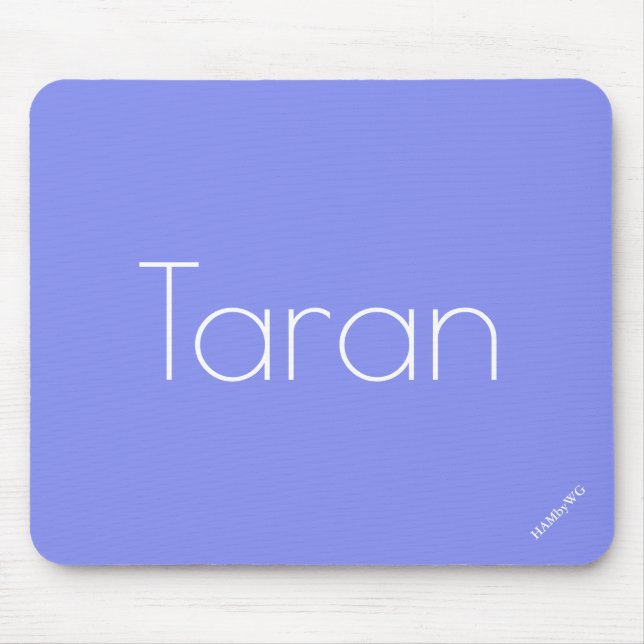 HAMbyWG - Mouse Pad - Periwinkle (Front)