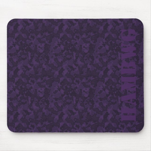 HAMbyWG - Mouse Pad - PurpleCamouflage (Front)