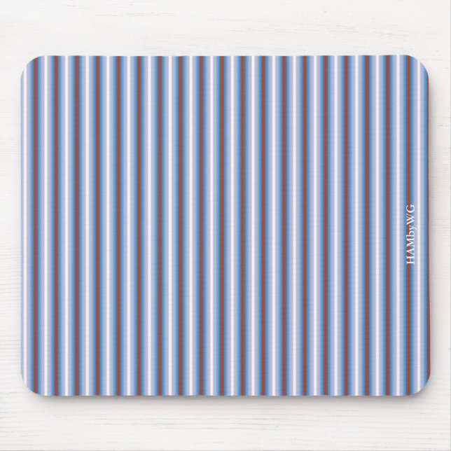 HAMbyWG - Mouse Pad - Red White & Blue (Front)