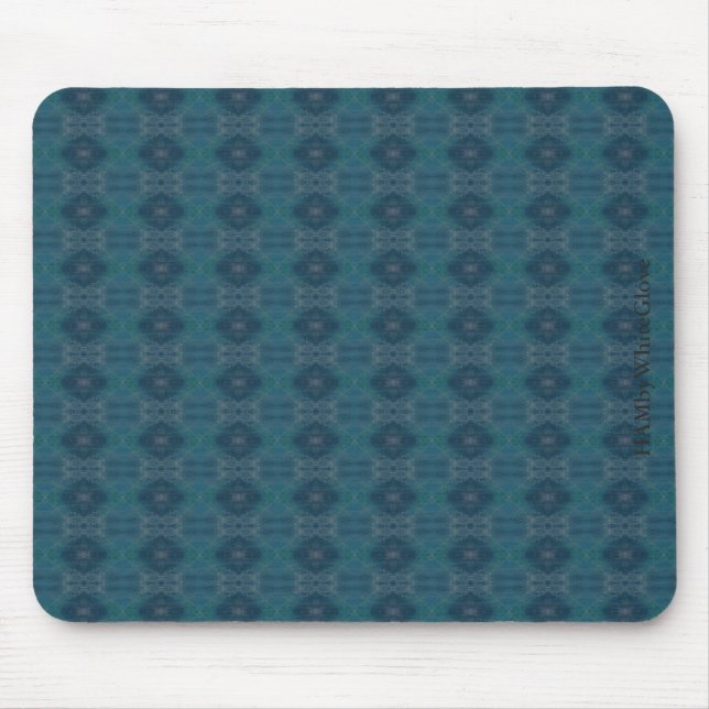HAMbyWG - Mouse Pad - Teal Print (Front)
