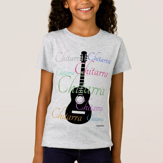HAMbyWG - Multi-Colour -  Chitarra T-Shirt (Front)