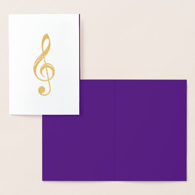 HAMbyWG Musical Note Foil Card (Display)