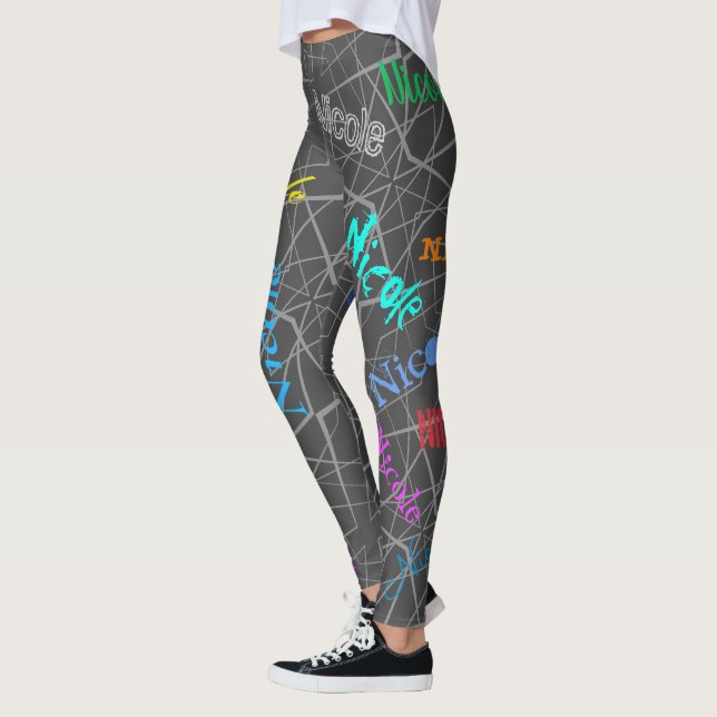HAMbyWG - Name Leggings in Any Colour (Left)