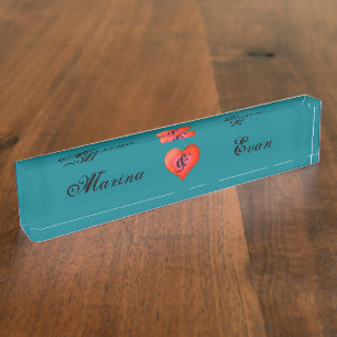 HAMbyWG - Nameplate - Red Heart