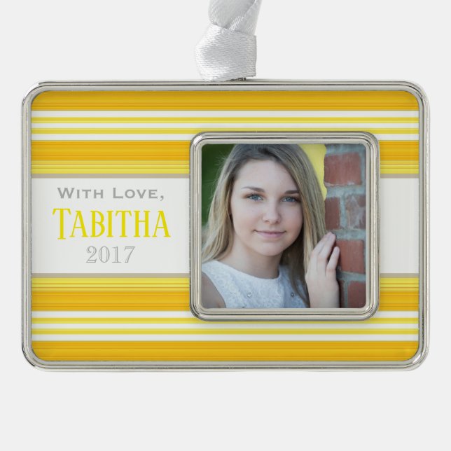 HAMbyWG - Ornament - Yellow Stripes (Front)