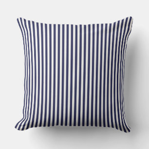 HAMbyWG -Outdoor Pillow 20" - Navy white Stripe