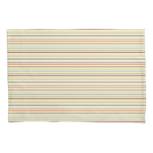 HAMbyWG Pair of Pillowcases, Standard Multi Stripe Pillowcase