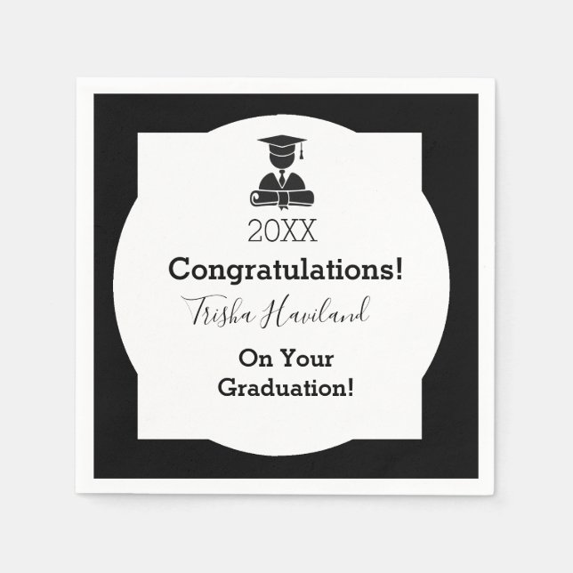 HAMbyWG - Paper Napkin - Graduation (Front)
