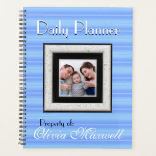 HAMbyWG - Photo Daily Planner -  Blue Chiffon