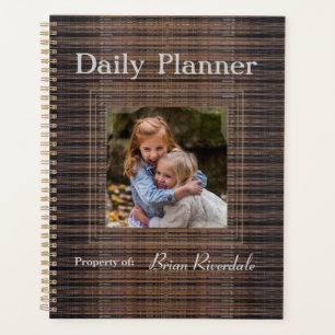 HAMbyWG - Photo Daily Planner - Brown Texture