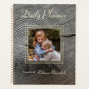 HAMbyWG - Photo Daily Planner - Grey Wood