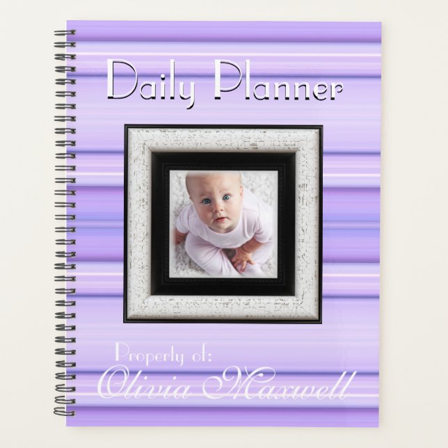 HAMbyWG - Photo Daily Planner -  Lavender (Front)