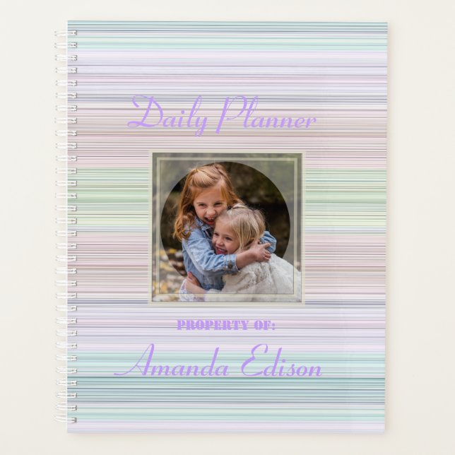 HAMbyWG - Photo Daily Planner - Pastel Gradient (Front)