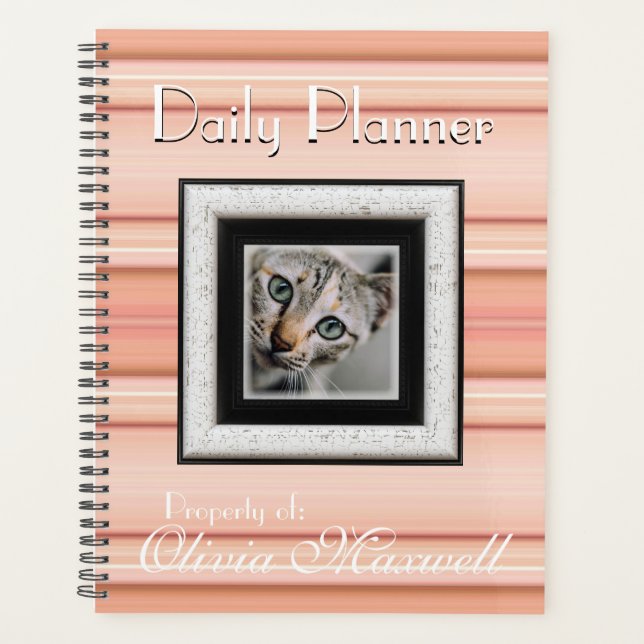 HAMbyWG - Photo Daily Planner -  Peach (Front)