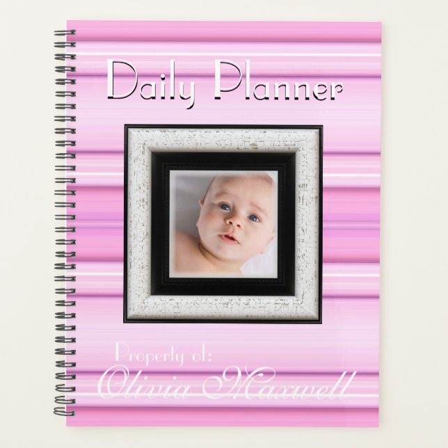 HAMbyWG - Photo Daily Planner -  Pink (Front)