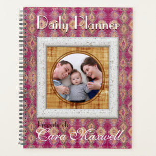 HAMbyWG - Photo Daily Planner - Pink Moroccan