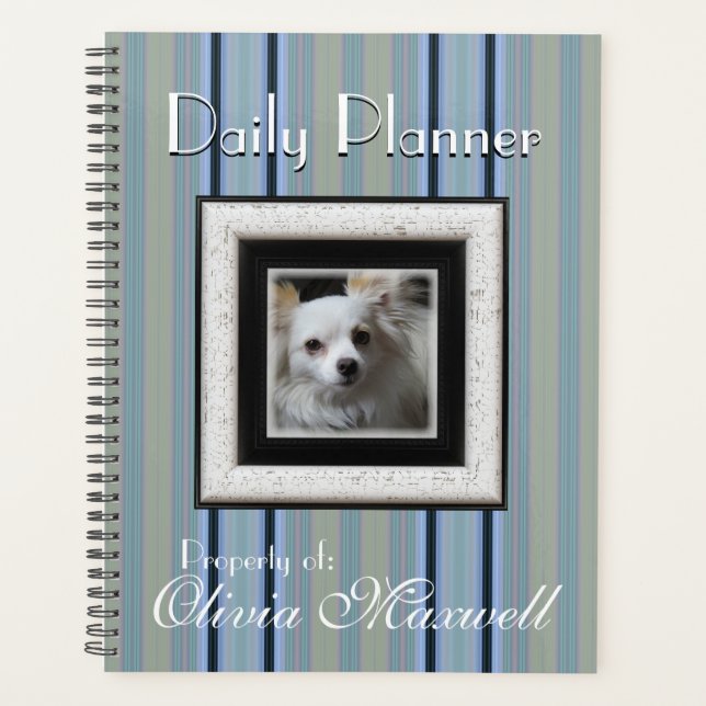 HAMbyWG - Photo Daily Planner -  Soft Blue Light (Front)