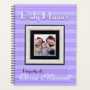 HAMbyWG - Photo Daily Planner - Violet Chiffon