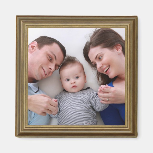 HAMbyWG - Photo Magnet with a gold image frame (Front)