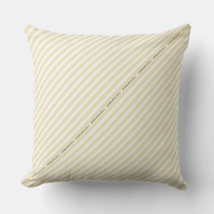 HAMbyWG - Pillow - Beige White Stripe