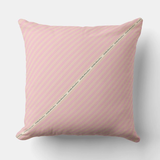 HAMbyWG - Pillow   - Custom Coloured Stripes (Front)