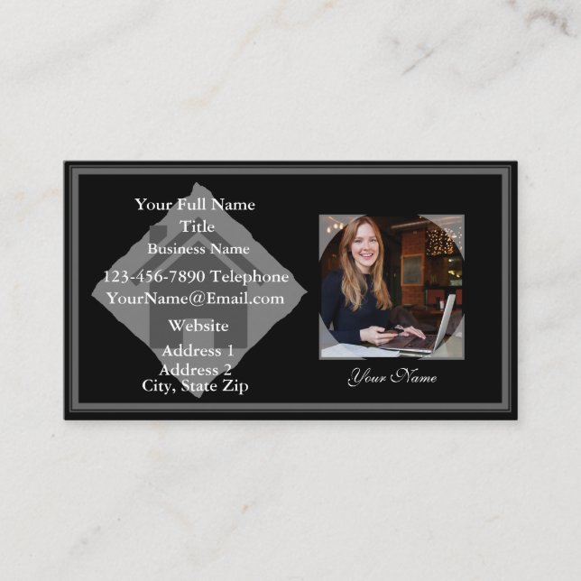 HAMbyWG Realtor Photo Business Card (Front)