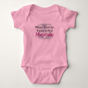 HAMbyWG - Romper, T-shirt, Snap T - Musician Baby Bodysuit