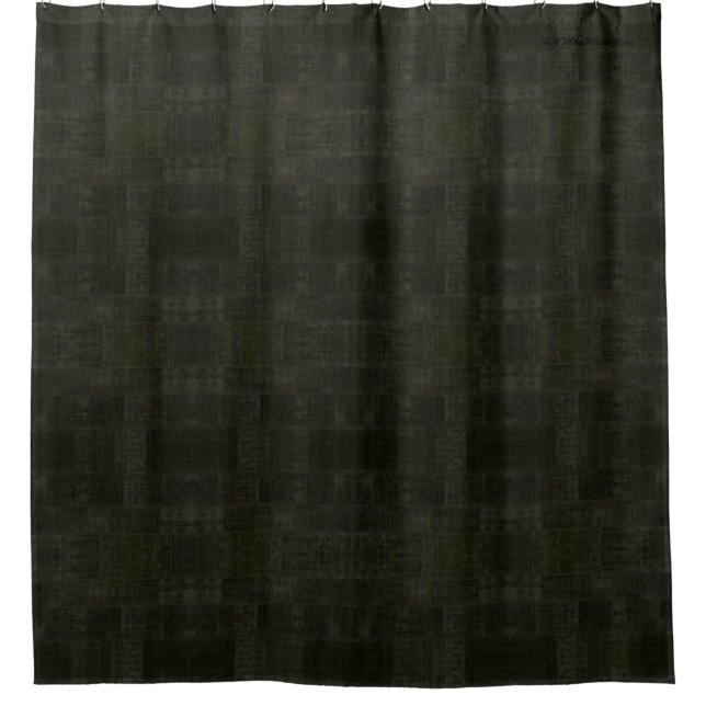 HAMbyWG - Shower Curtain - Distressed Mushroom (Front)