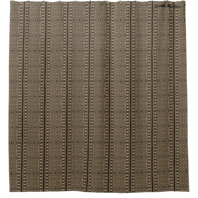 HAMbyWG - Shower Curtain - Indian Print (Front)