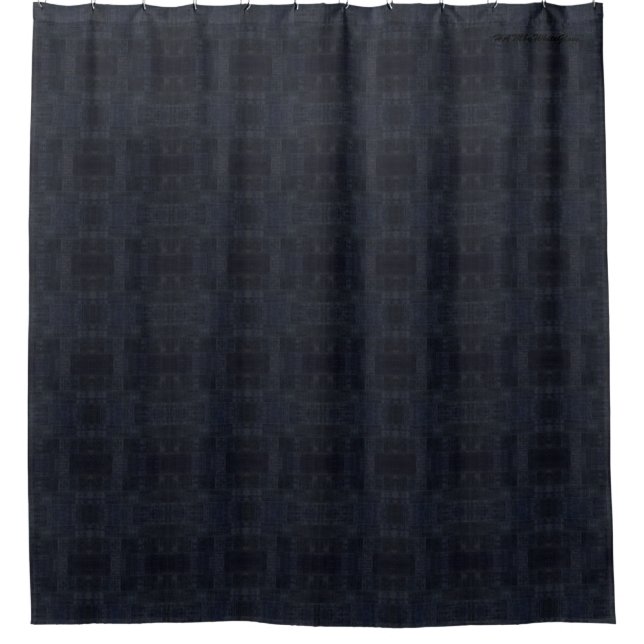 HAMbyWG - Shower Curtain - Midnight (Front)