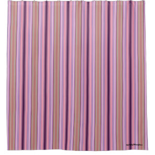 HAMbyWG Shower Curtains - Gradient "Rhubarb"